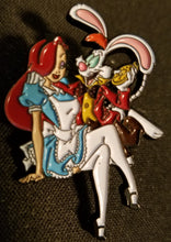 Load image into Gallery viewer, Sexy Alice Hat Pin Psychedelic
