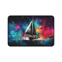 Load image into Gallery viewer, Sailing the Galaxy Desk Mood Mat Mouse Pad
