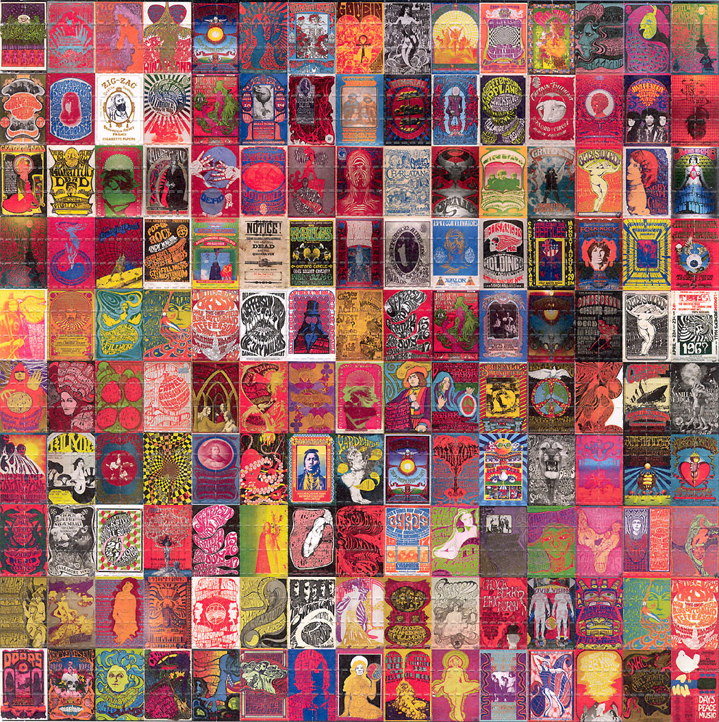 Sixties Classic Posters BLOTTER ART acid free perforated lsd paper