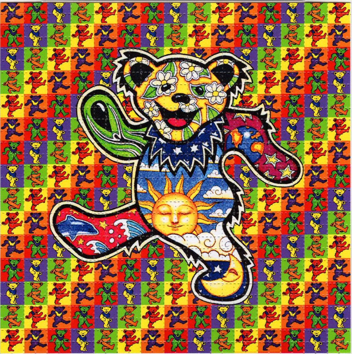 Dancing Bears Grateful Dead BLOTTER ART acid free perforated lsd paper –  Kesey Art