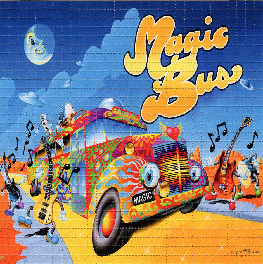 Magic Dancing Bus BLOTTER ART acid free perforated lsd paper