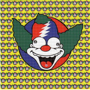 Krusty The Clown Trippin Grateful BLOTTER ART acid free perforated lsd paper