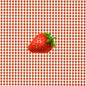 Small Strawberries BLOTTER ART acid free perforated lsd paper