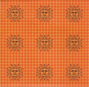Orange Sunshine 3x3 classic tribute BLOTTER ART acid free perforated lsd paper