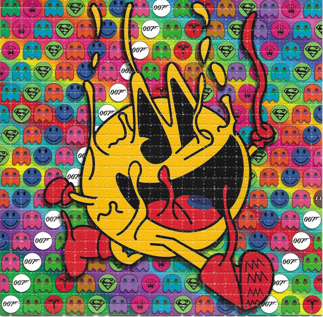 PacPac Ciddy by Unstabbabell Signed & Numbered BLOTTER ART acid free perforated lsd paper