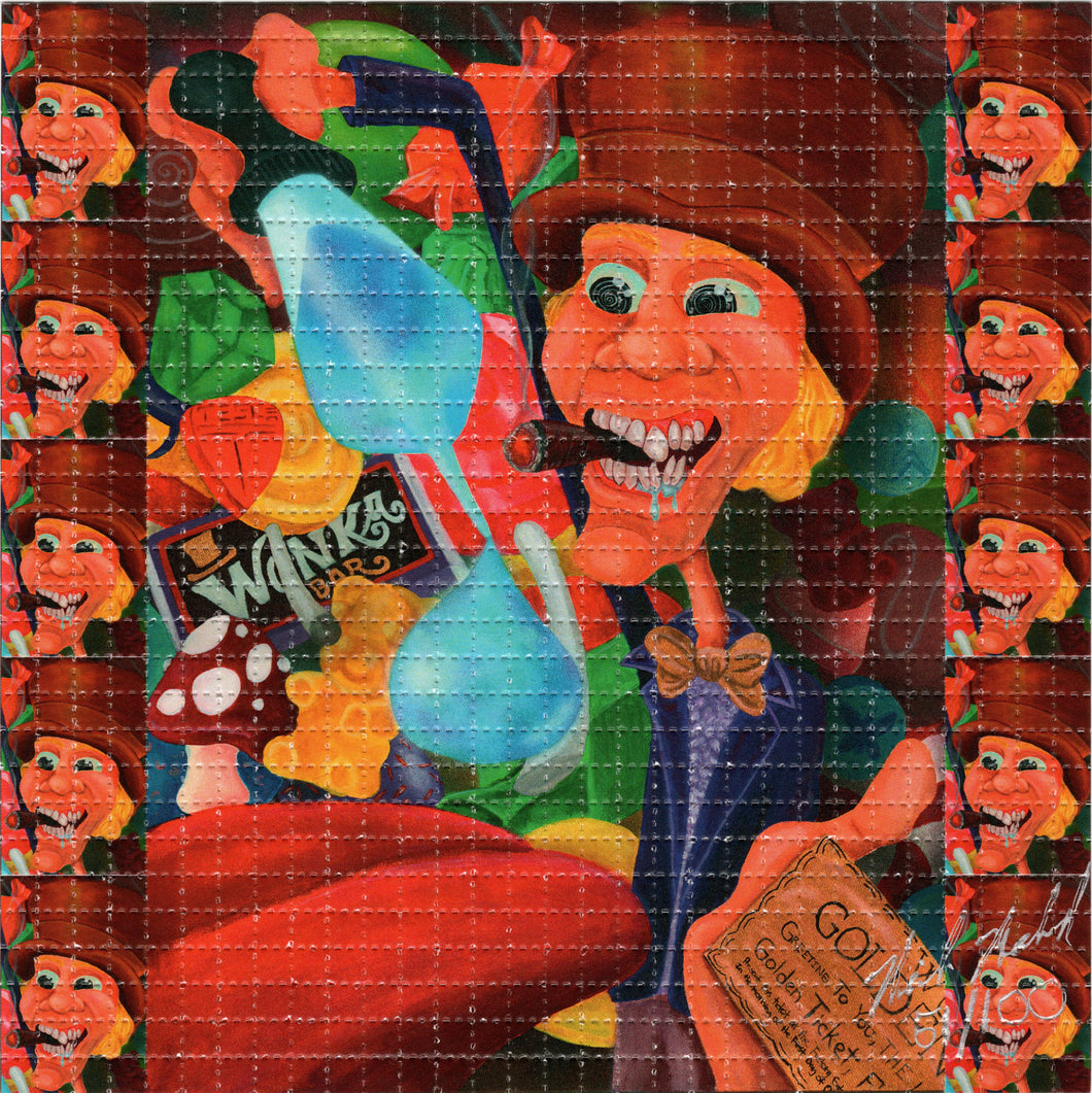 Pure Imagination by Nicholas Melnik Signed & Numbered BLOTTER ART acid free perforated lsd paper