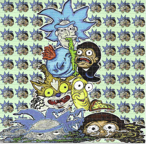 Rick and Marty Vincent Gordon Signed and Numbered BLOTTER ART acid free perforated lsd paper