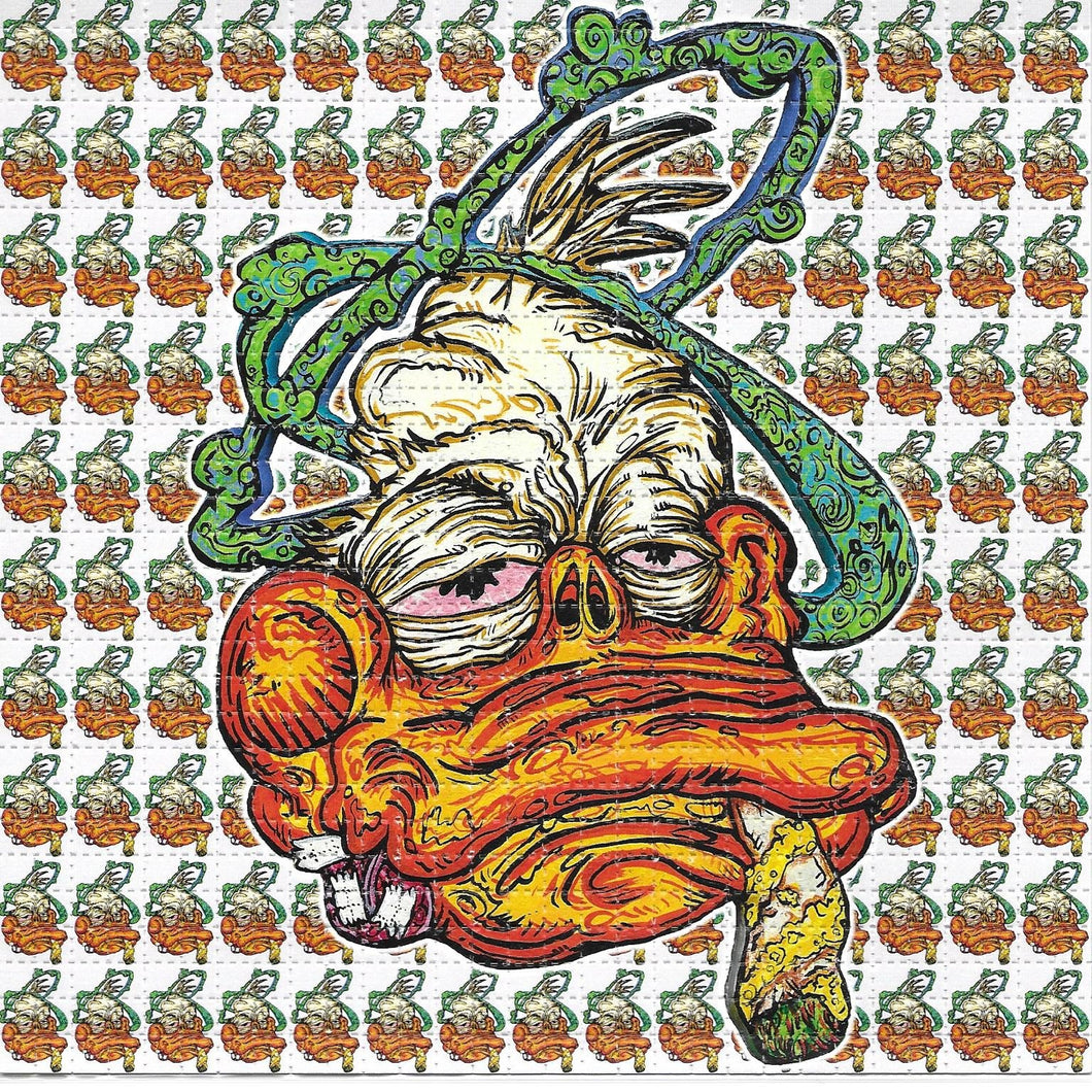Spun Duck by Vincent Gordon Signed and Numbered BLOTTER ART acid free perforated lsd paper
