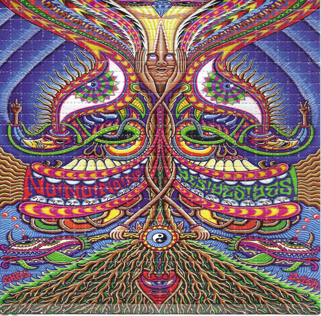 The Apotheosis of Dualtree Chris Dyer Blotter Art acid free perforated lsd paper