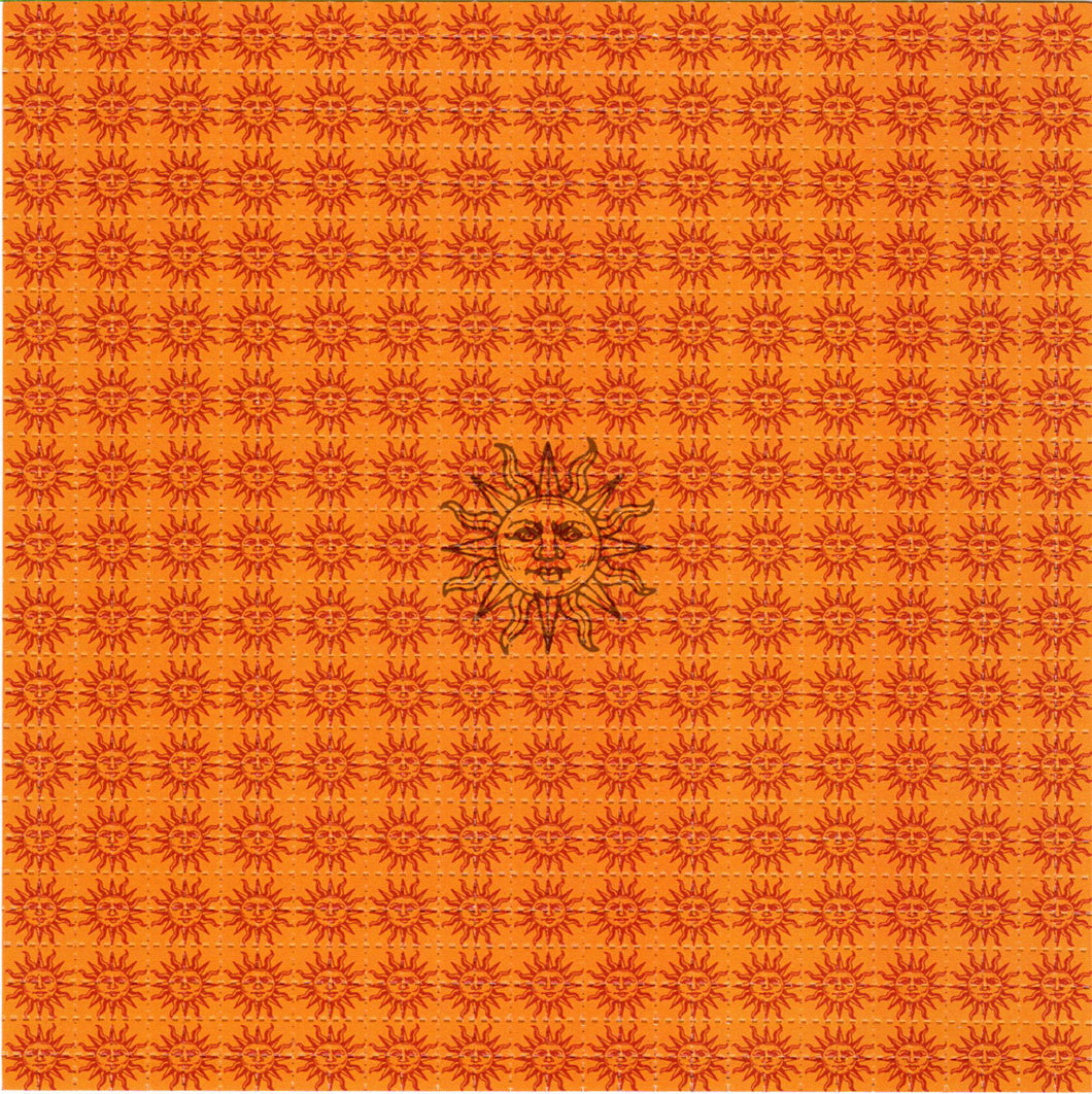 Orange Sunshine classic tribute BLOTTER ART acid free perforated lsd paper