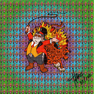 Jerry Circus By Hercules Platts - Signed, Numbered Limited Edition Blotter art