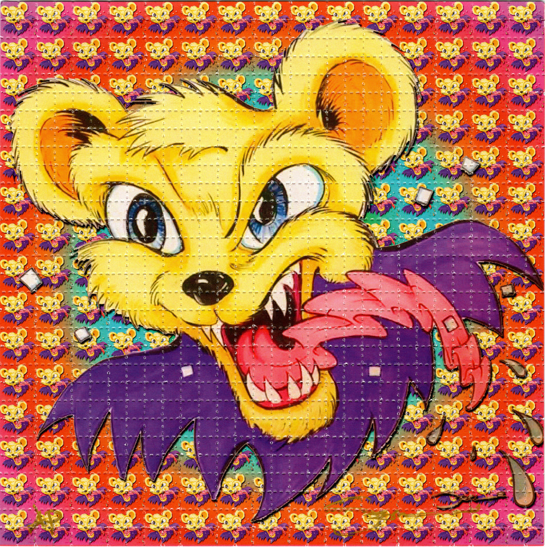 Electric Bear By Mark Serlo Signed, Numbered Blotter art