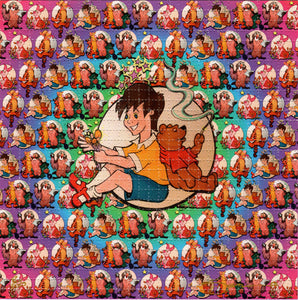 Pooh and Friends By Mark Serlo Signed, Numbered Blotter art