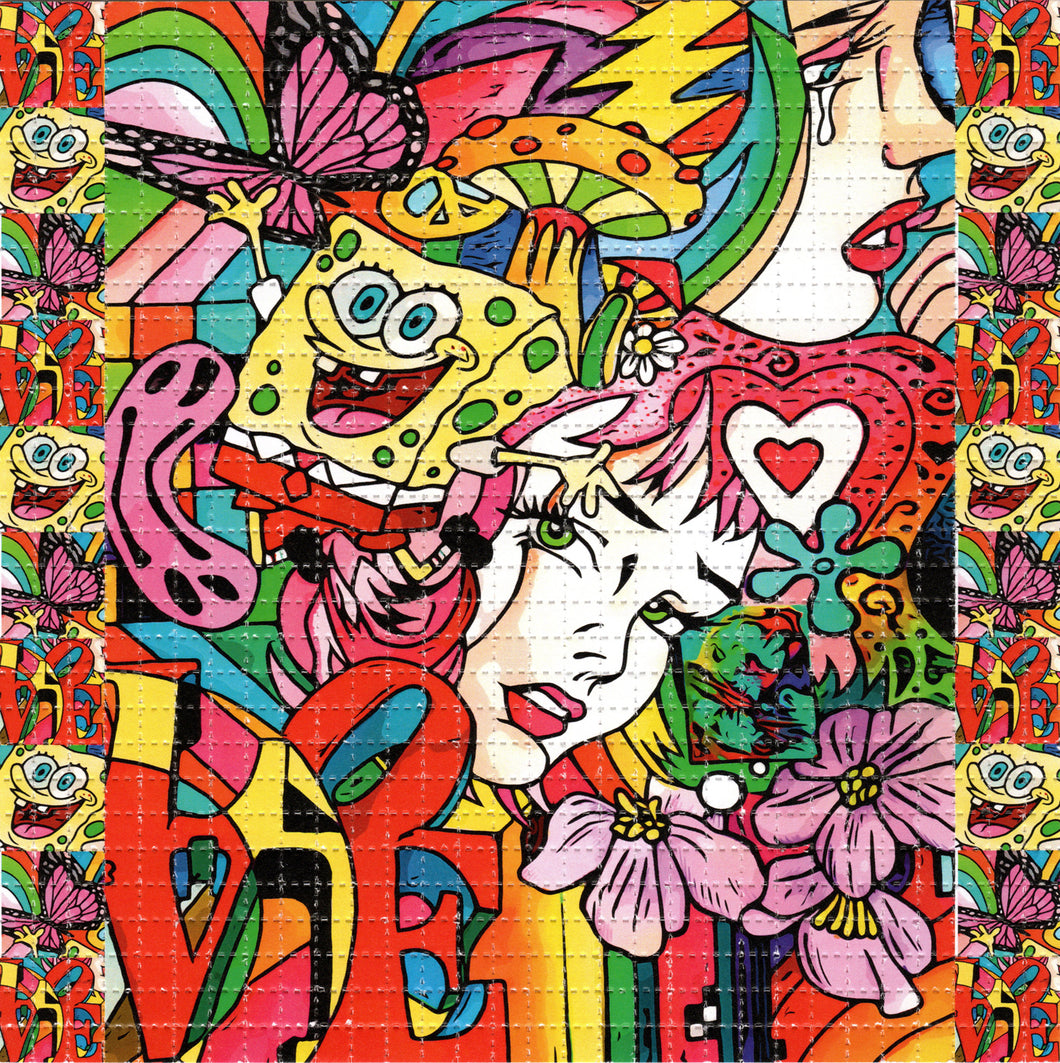 Love by Ellie Paisley Brooks Signed & Numbered BLOTTER ART acid free perforated lsd paper