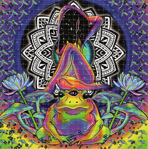Toad Trip by Tripsy Lou Signed & Numbered BLOTTER ART acid free perforated lsd paper