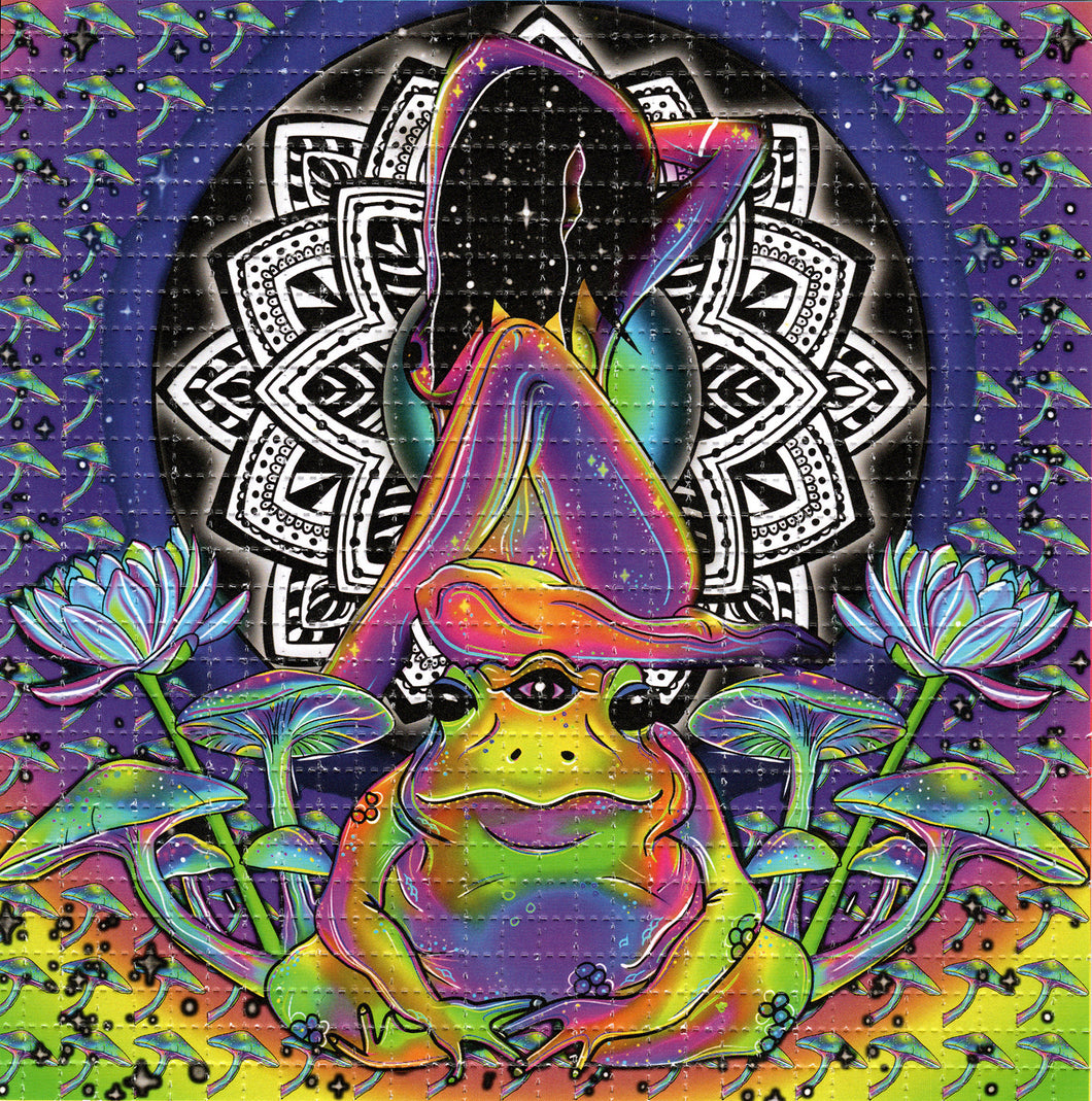 Toad Trip by Tripsy Lou Signed & Numbered BLOTTER ART acid free perforated lsd paper