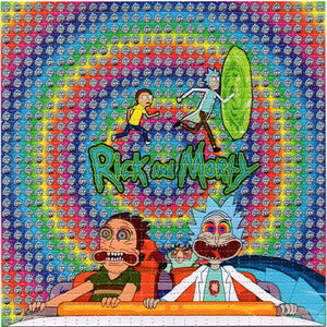 Rick and Morty Fear and Loathing BLOTTER ART acid free perforated lsd paper