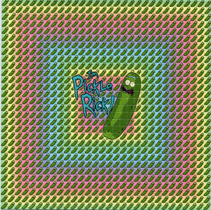 Pickle Rick and Morty BLOTTER ART acid free perforated lsd paper