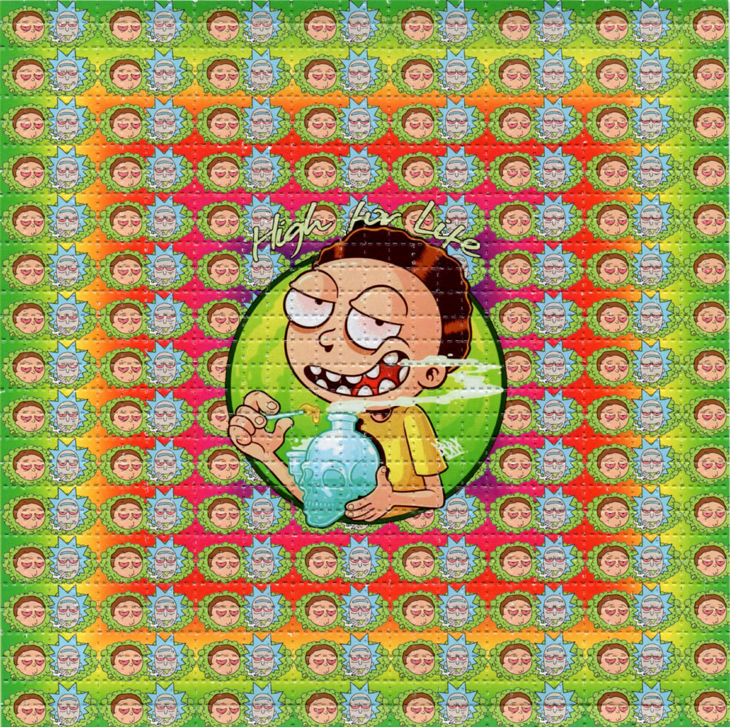 Rick and Morty High on Life BLOTTER ART acid free perforated lsd paper
