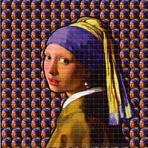 Girl With The Pearl Earring BLOTTER ART acid free perforated lsd paper