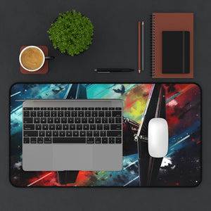 Space Fighter Ship Desk Mood Mat Mouse Pad