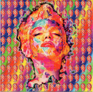 Psychedelic Marilyn Monroe BLOTTER ART acid free perforated lsd paper