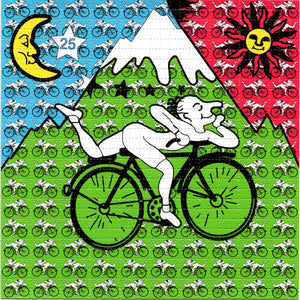 Small Bicycle Day BLOTTER ART acid free perforated lsd paper
