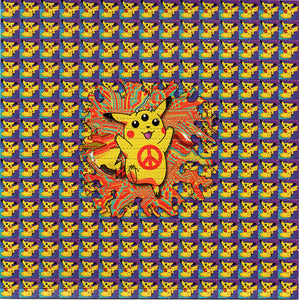 Zen Pikachu BLOTTER ART acid free perforated lsd paper