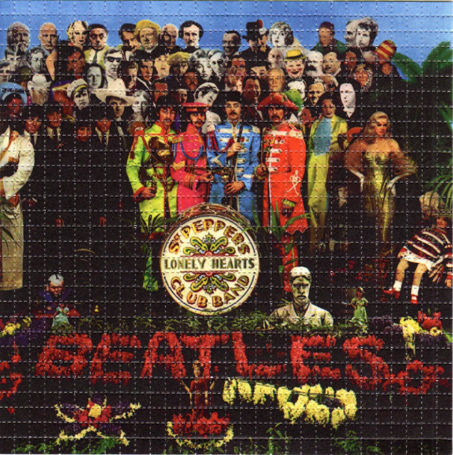 Sgt Pepper's Lonely Hearts Club band BLOTTER ART acid free perforated lsd paper